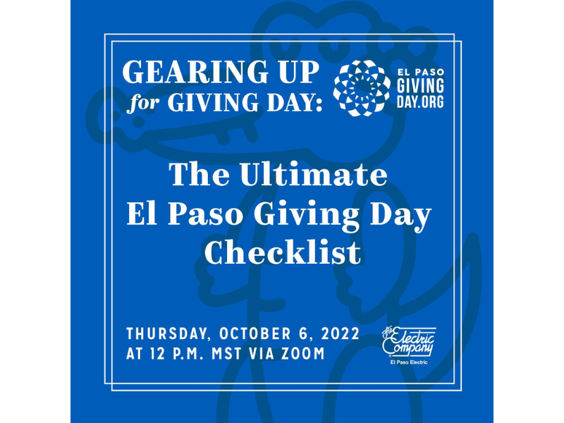 Gearing Up for Giving Day: The Ultimate El Paso Giving Day Checklist